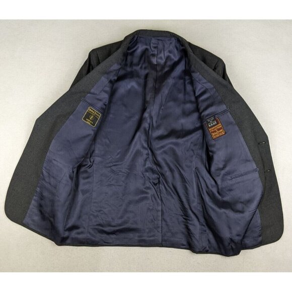 Hickey Freeman Men's Blazer Jacket Sport Coat 100% Wool Size 42 - Picture 7 of 16